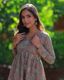 Floral Harmony Tunic Top and Bottom