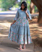 Garden Blossom Maxi Dress