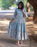 Garden Blossom Maxi Dress