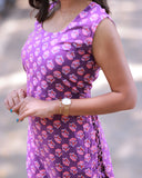 Sleevless Floral print Top and Bottom