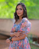 Vintage Style Midi Dress