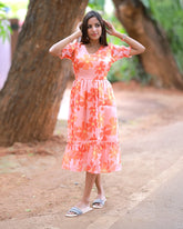 Orange Puvvula Dress