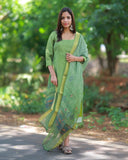 Iyarkai Azhagu Kurti Top and Dupatta