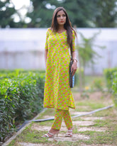 Green Floral Co-ords