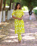 Green Flower Co-ords