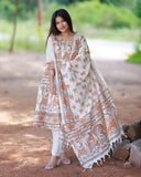 Kalaimagal Kurti set with Dupatta