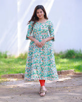 Geometric kota A-line kurti
