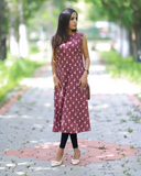 Rosette Charm A-Line Kurti