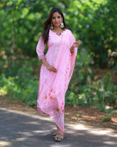 Melliya Roja Kurti Top and Dupatta