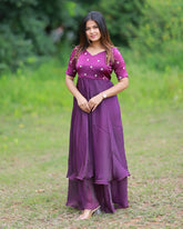 Lavender Veli Gown