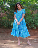 Breeze Blue Frills Dress