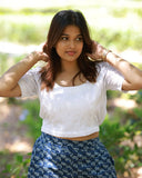 White Eyellet Co-ords