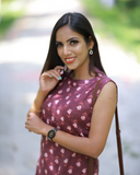 Rosette Charm A-Line Kurti