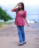 Violet Roja Short Top