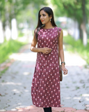 Rosette Charm A-Line Kurti