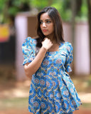 Neelapushpa Short Top