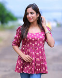 Violet Roja Short Top