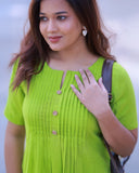 Suva Lime Kurta Palazzo Set