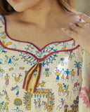 Aishwarya Oviyam Kurti set with Dupatta
