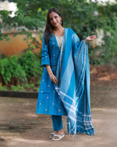 Kodaivaanam Kurti Set with Dupatta