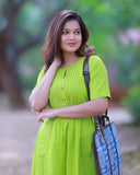 Suva Lime Kurta Palazzo Set