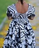 Suva Classic Black & White Gown Set - Daughter