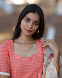 Suva Checks Kurti Set