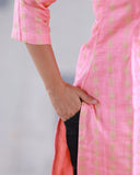 Sunrise Rose Kurti set with Dupatta