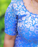 Blush Rose Brocade Top and Bottom