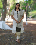 Nila Mazhai Kurti set with Dupatta