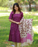 Saral Kurti Set with Dupatta