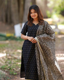 Natchathira Kurti set with Dupatta