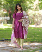 Saral Kurti Set with Dupatta