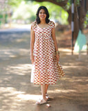 Siragugal Tie-Up Midi Dress