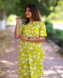 Green Flower Co-ords