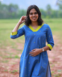 Neerth Thenral Kurti set with Dupatta