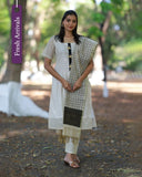 Nila Mazhai Kurti set with Dupatta