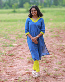 Neerth Thenral Kurti set with Dupatta