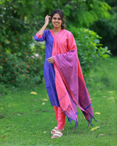 Malai Roja Kurta set with Duppatta