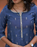 Pavitra Neelam Kurti Set