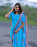 Neela Taruṇi Kurti Set