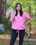 Pink Hakkoba Short Top