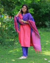 Megha Malai Kurta set with Duppatta
