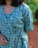 Elepant Parade Wrap Top