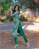 Emerald Elegance Top and Bottom