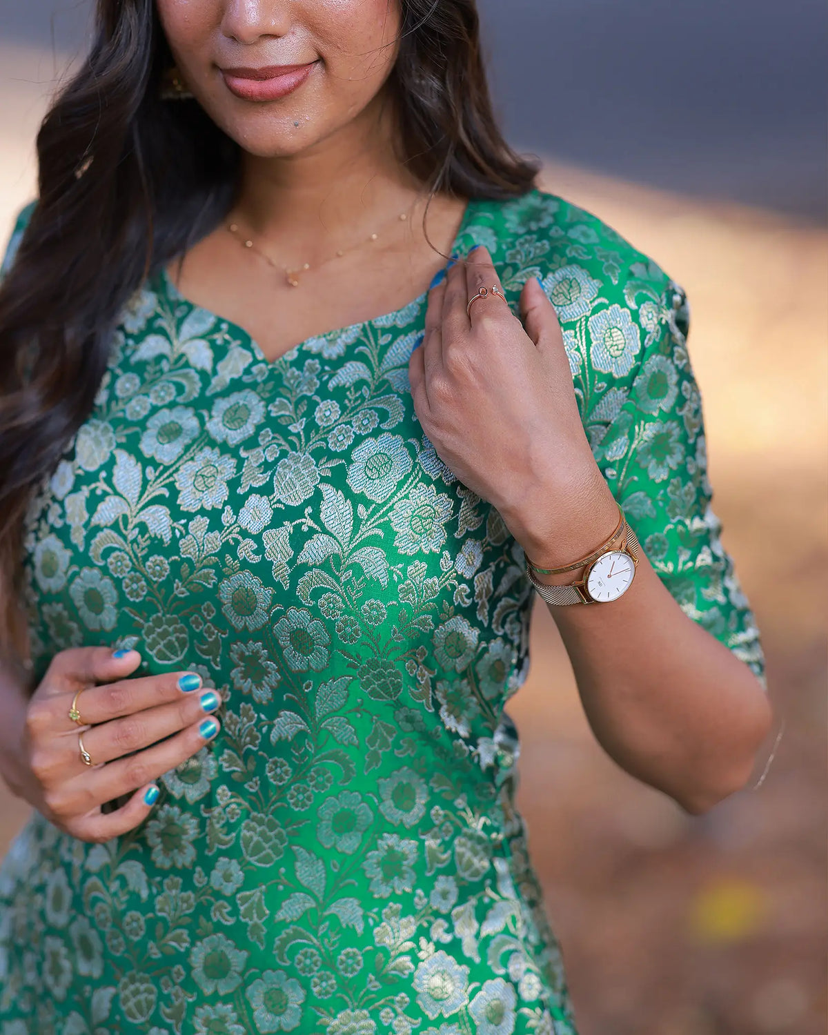Emerald Elegance Top and Bottom