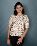 Dino Multi  Printed Short Top