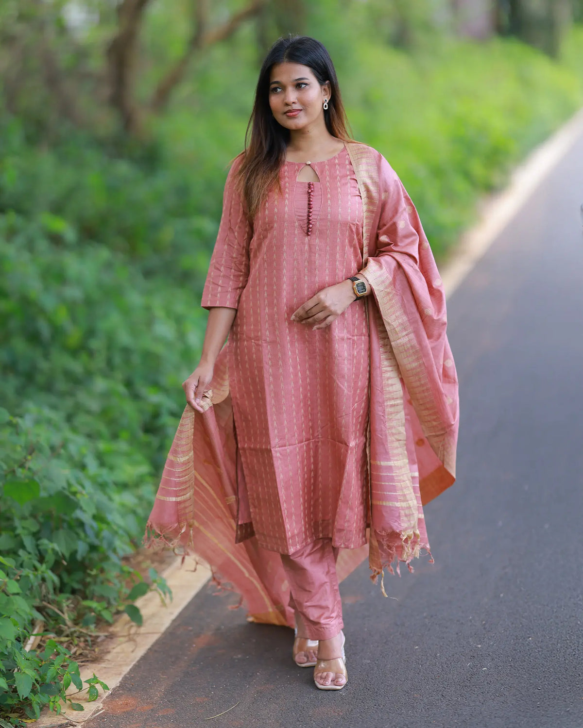 Roja Mazhai  Kurti set with Dupatta
