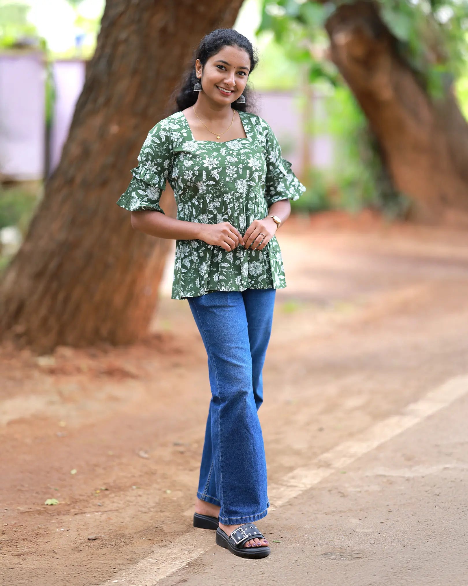 Phulronga Short Top