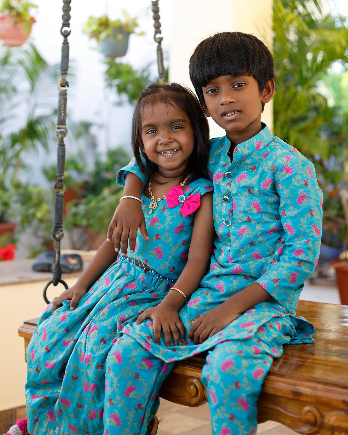 Brother sister Combo Kids Kurtha